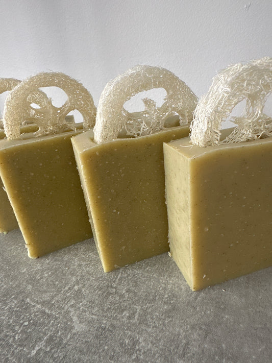 Dead Sea Mud & Lime Loofah Soap Bar *White Label*
