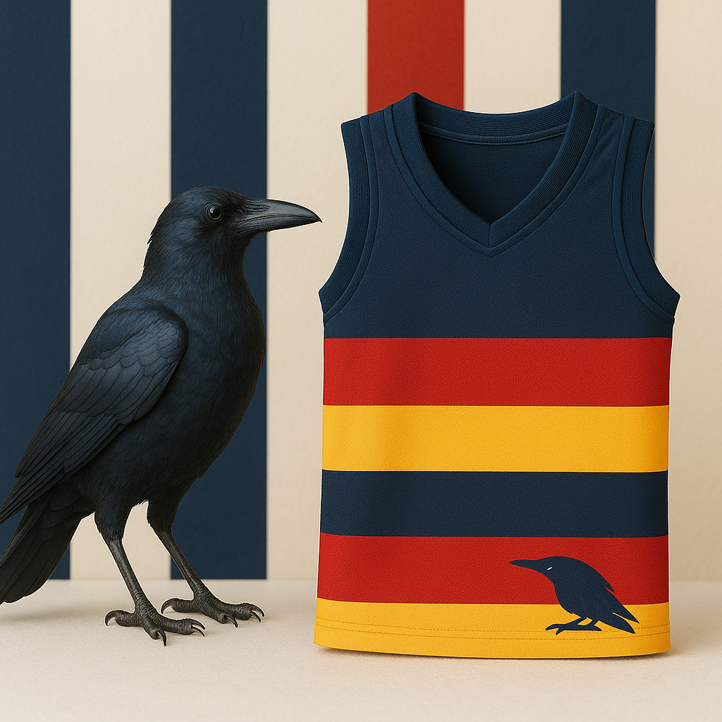 Footy (Navy, Red & White)