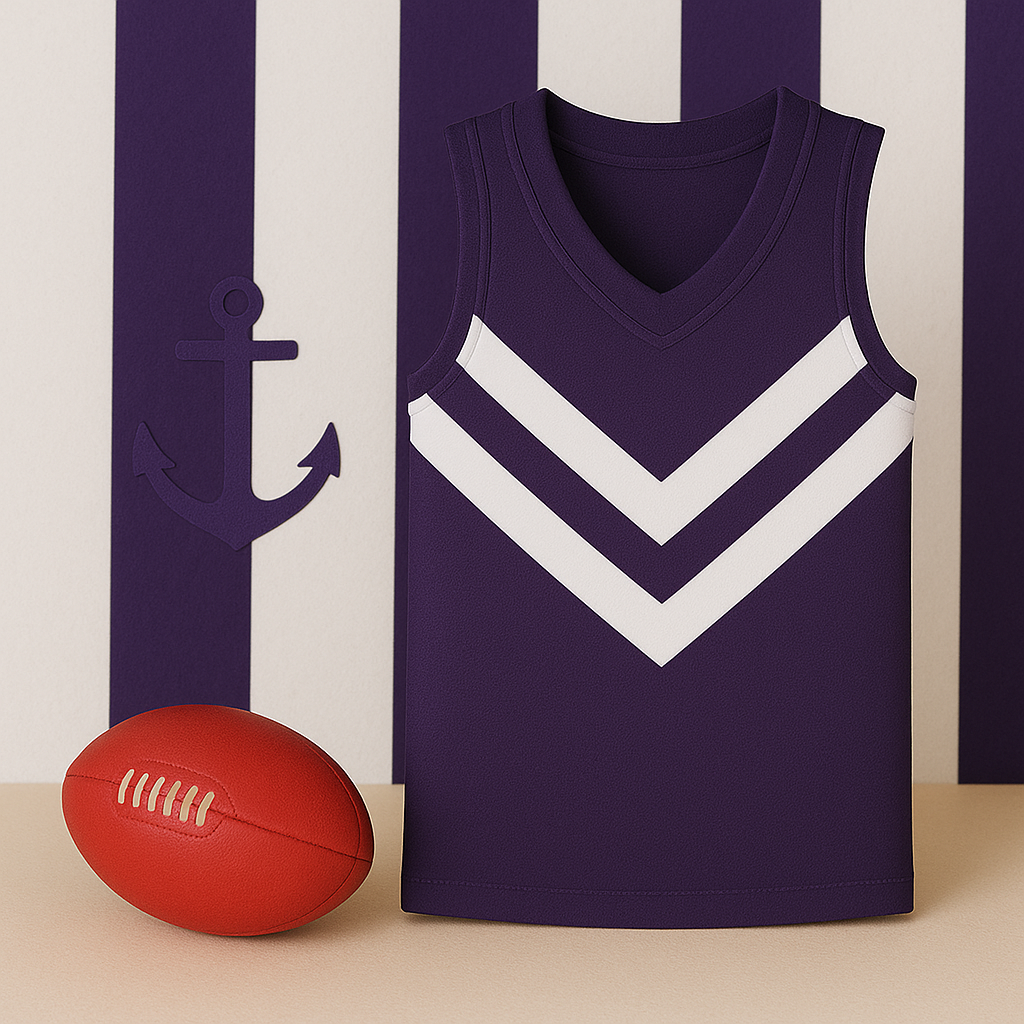 Footy (Purple & White)