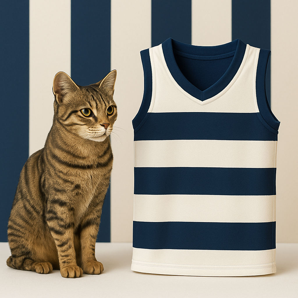 Footy (Navy & White)