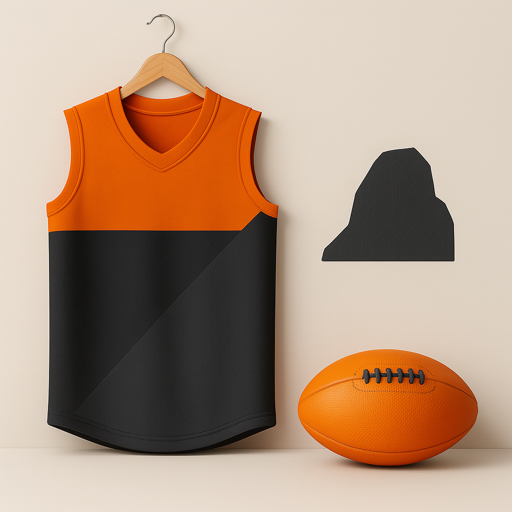 Footy (Orange & Grey)