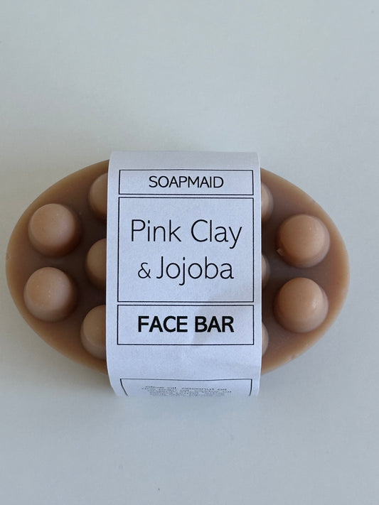 Pink Clay & Jojoba Oil Massage Soap Bar
