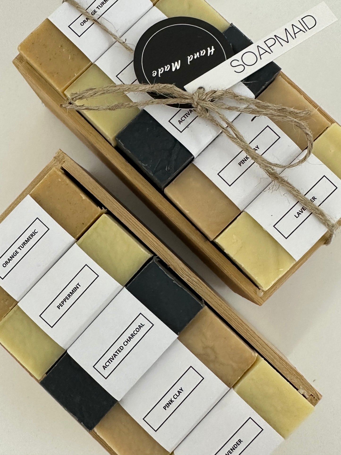 5 Natural Soap Bamboo Box