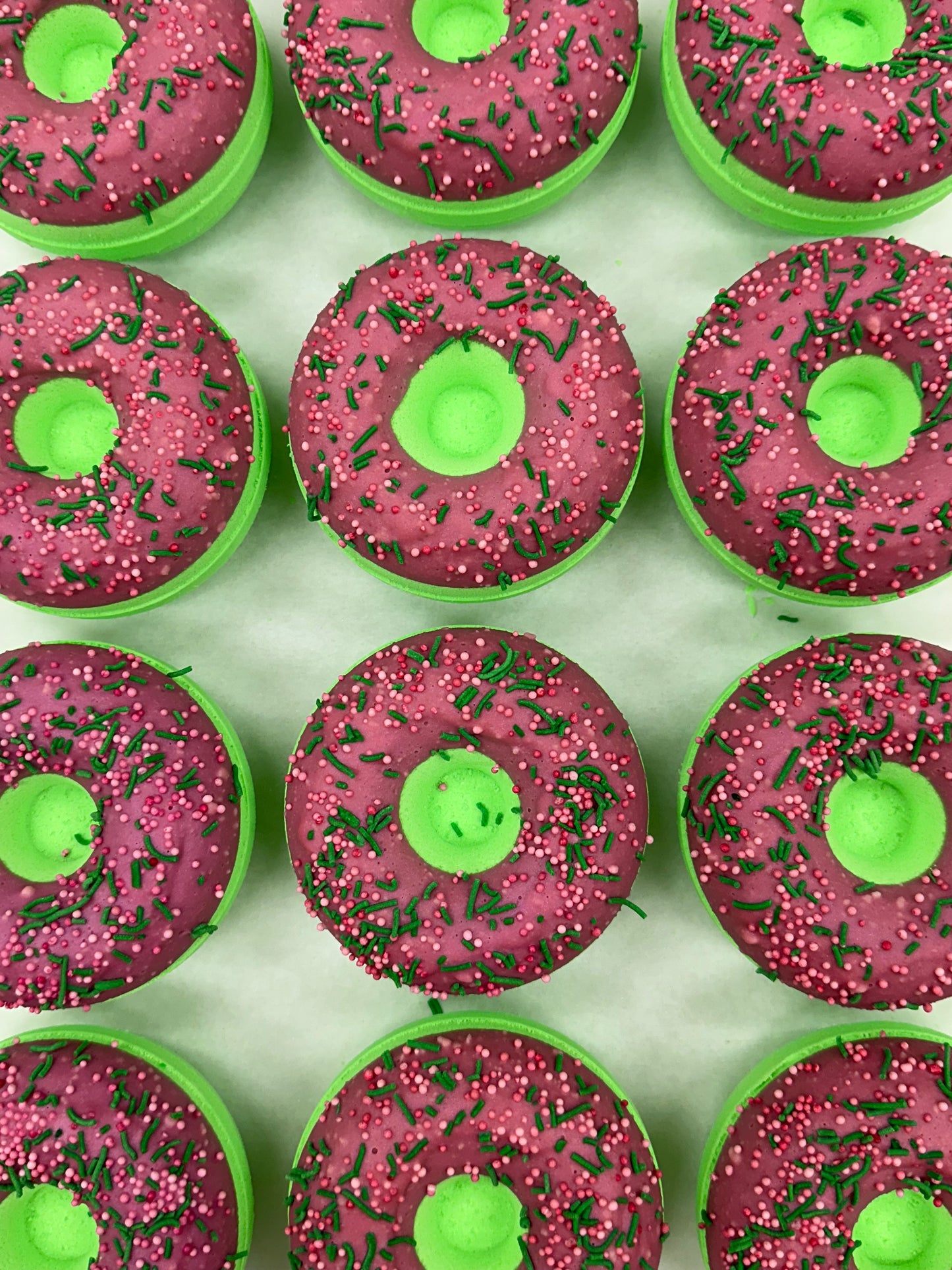 Watermelon Smoothie Donut Bath Bomb