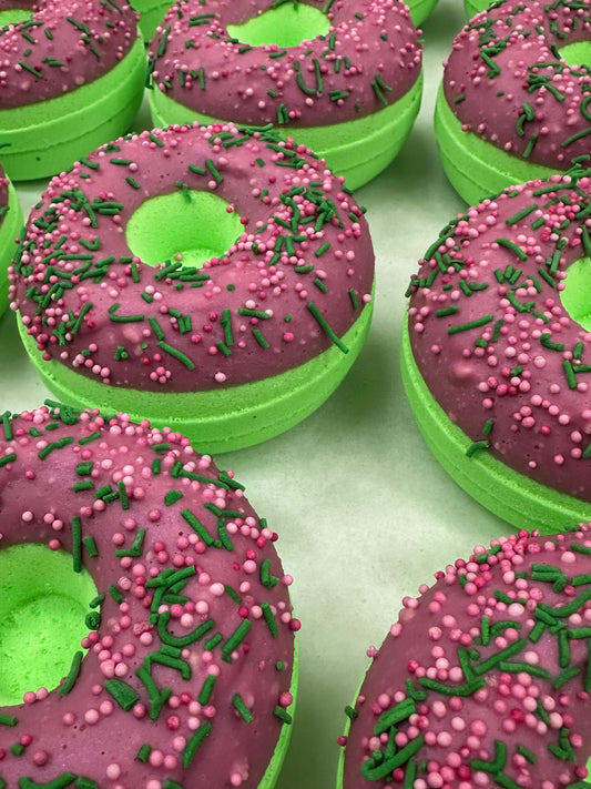 Watermelon Smoothie Donut Bath Bomb