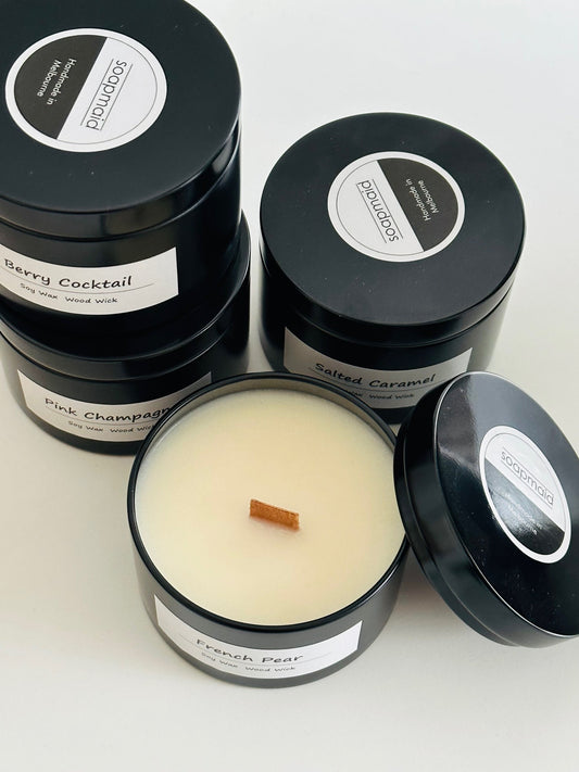 French Pear Tin Candle