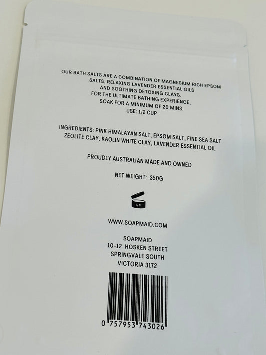 Magnesium Bath Salt Soak