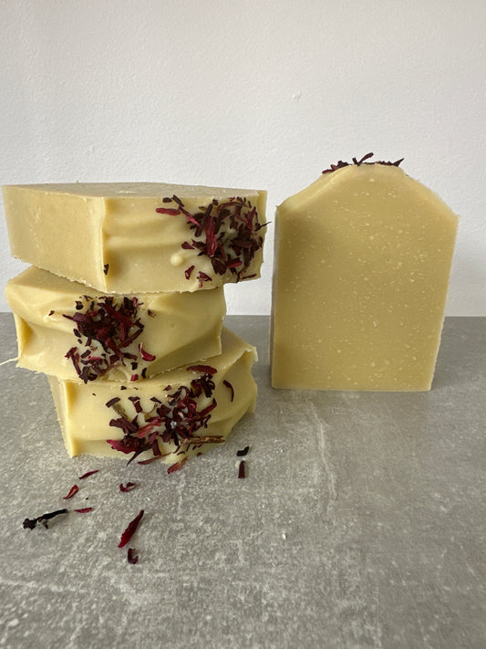 Hibiscus Florals Soap Bar *White Label*
