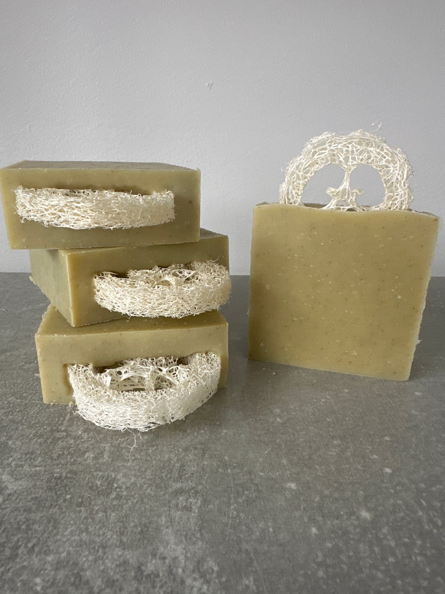 Dead Sea Mud & Lime Loofah Soap Bar