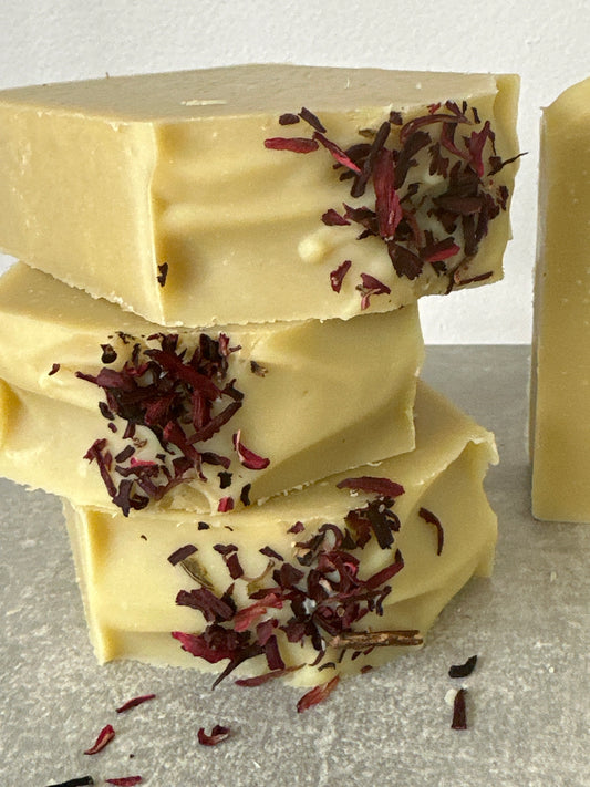 Hibiscus Florals Soap Bar *White Label*